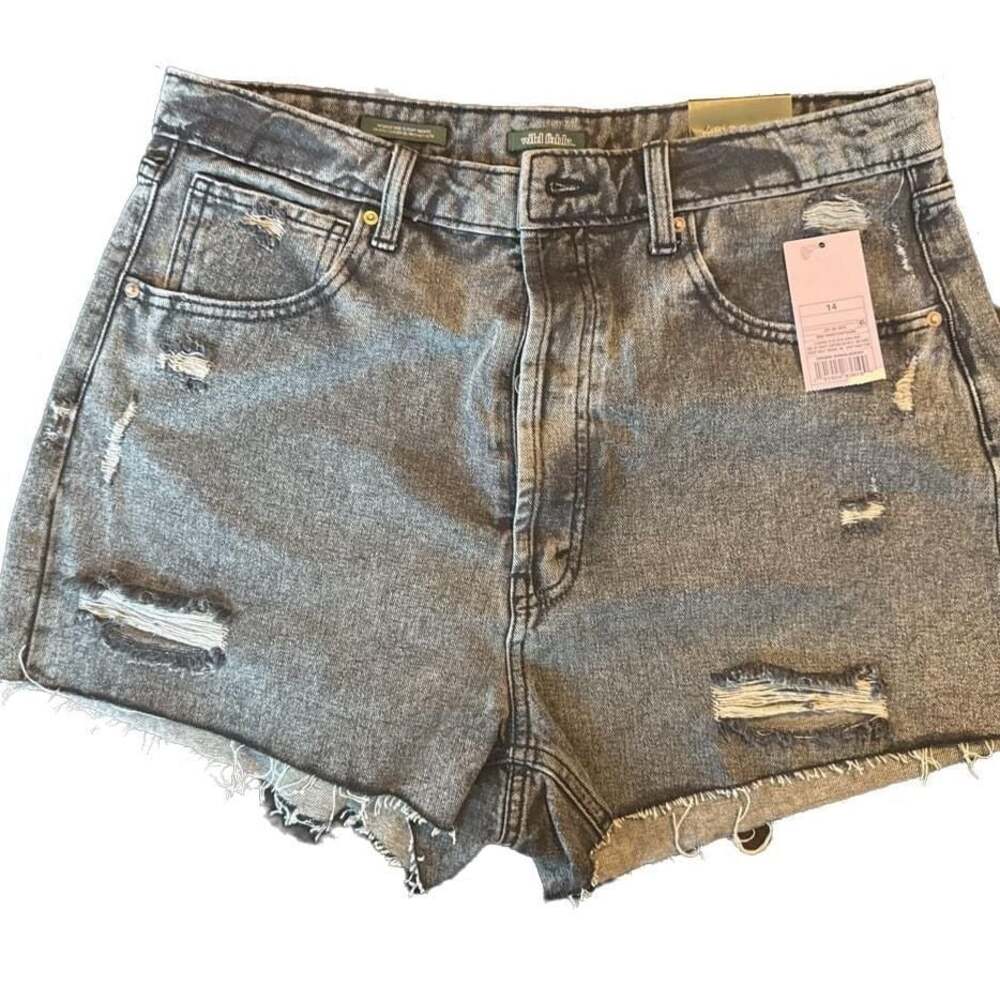 Wild Fable Super High-Rise Cutoff Jean Shorts